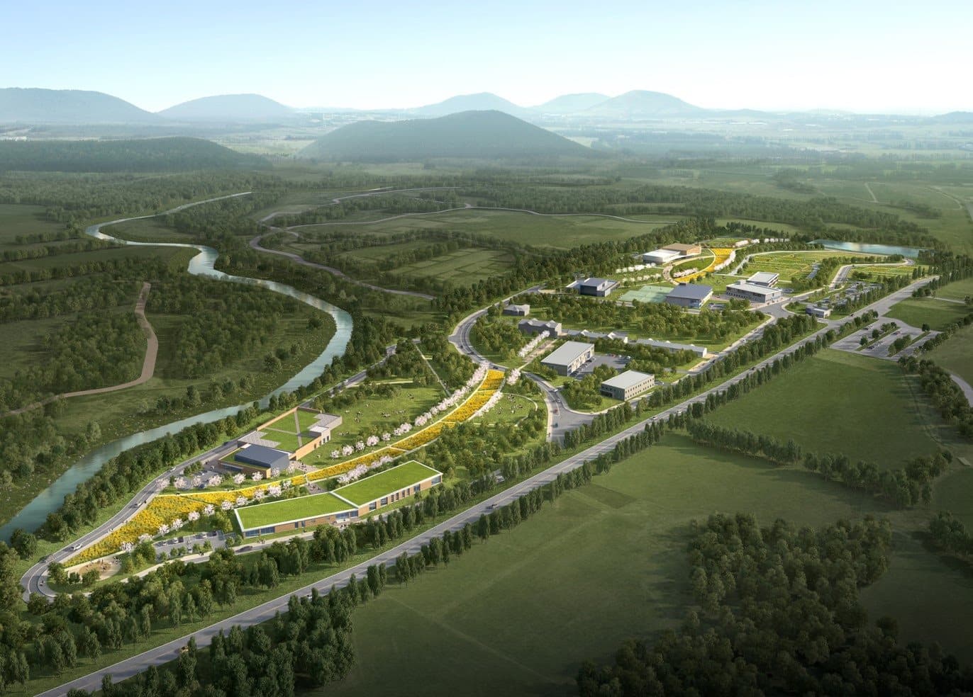 Rendering of Old Shanghai Farm Development